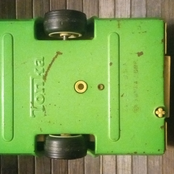 Vintage Tonka Green Van and Pop Up Camper Made In USA 1970s - Picture 16 of 16